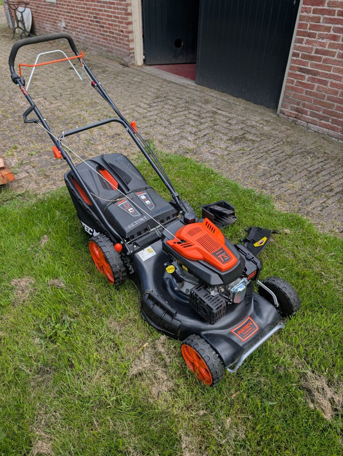 Fuxtec grasmaaier 53cm - Zo goed als nieuw!, Ophalen, Zo goed als nieuw, 50 cm of meer, Fuxtec