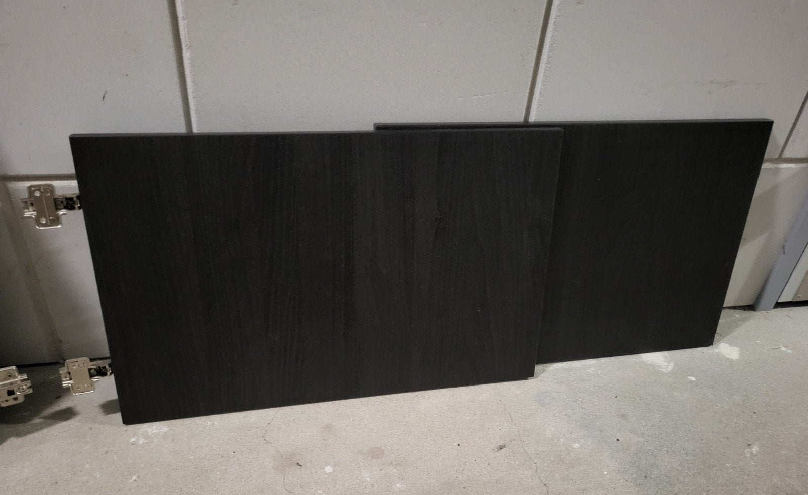 2x Lappviken deur/ladefront, zwartbruin 60x38 cm. Besta., Ophalen, Zo goed als nieuw