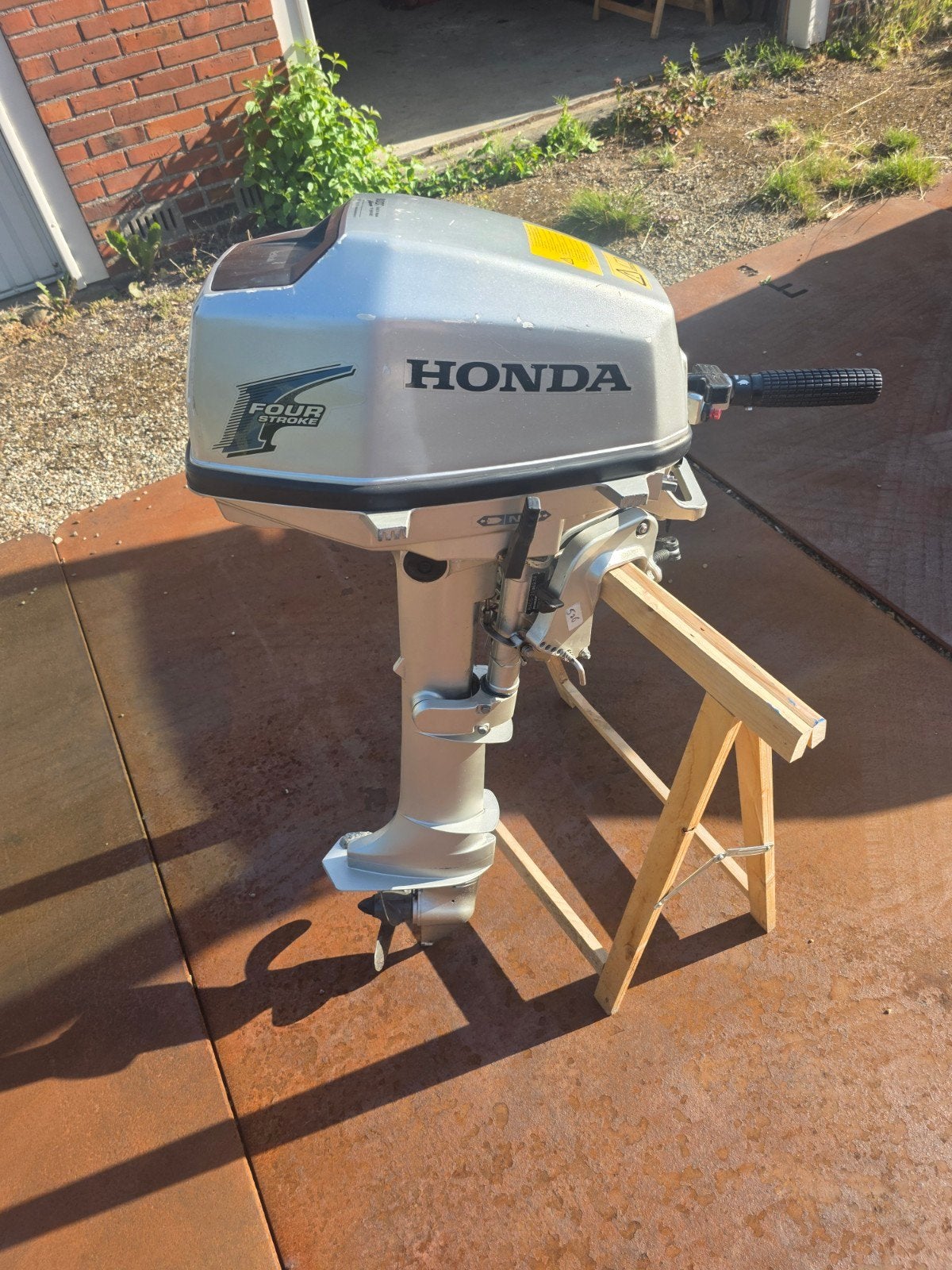 Honda 5pk buitenboordmotor 4-takt langstaart, Ophalen, Gebruikt, 5 tot 10 pk, Viertaktmotor