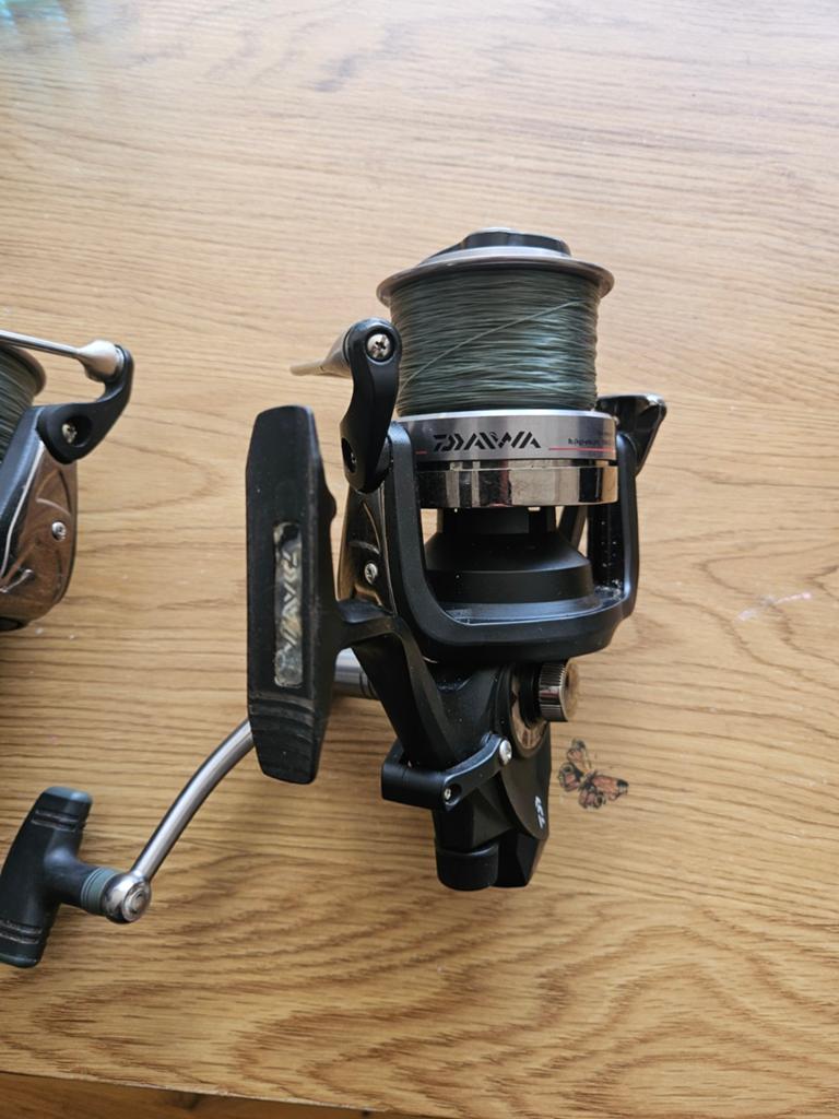 Daiwa Windcast BR 5500LD A Big Pit Karpermolen, Ophalen of Verzenden, Gebruikt, Molen