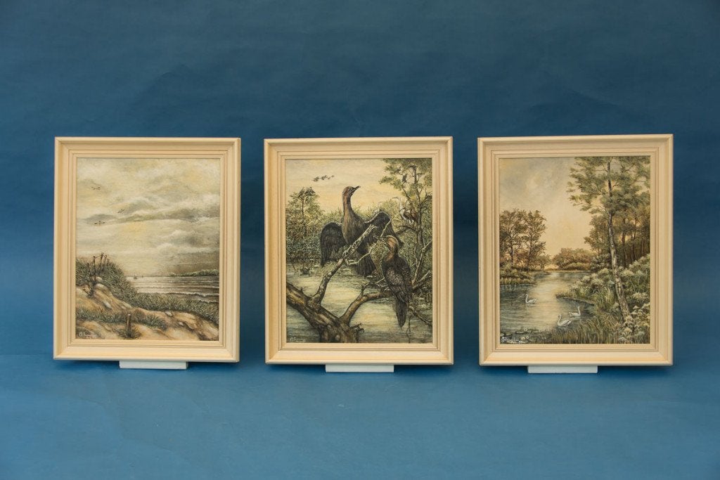 Schilderijen, Antiek en Kunst, Ophalen of Verzenden, Landschap, Olieverf, Klassiek
