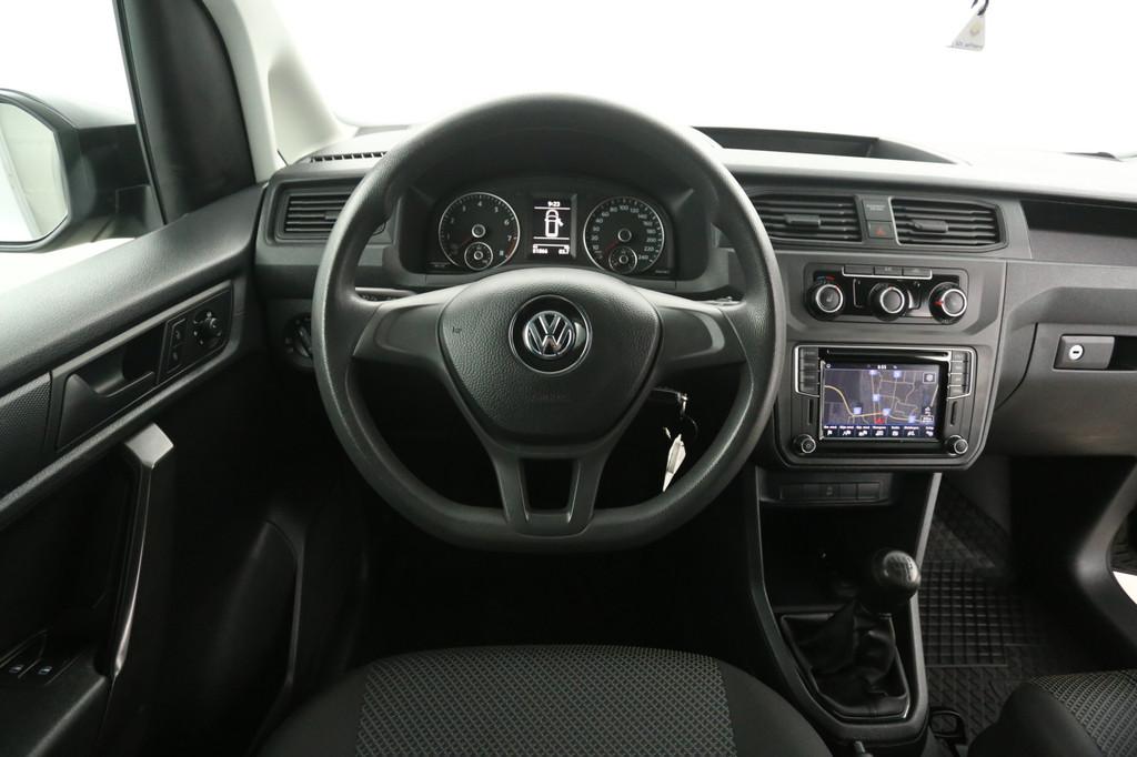 Volkswagen Caddy Maxi TSI 102PK | Benzine | Airco | Camera |, Auto's, Stof, Gebruikt, Volkswagen, Zwart