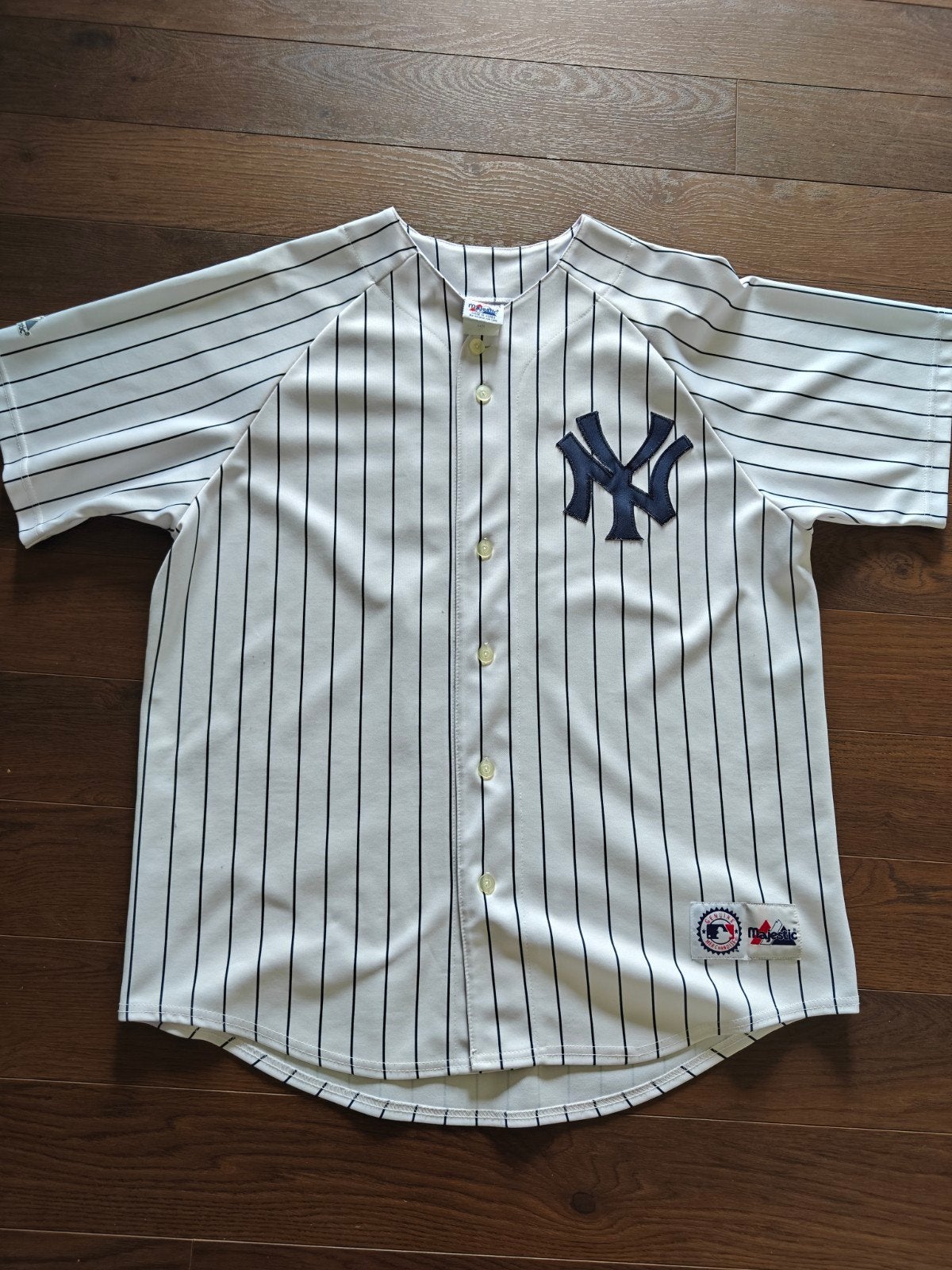 New York Yankees Jeter Baseball Shirt - Maat M, Kleding | Heren, Maat 48/50 (M), Wit, Ophalen of Verzenden, Zo goed als nieuw