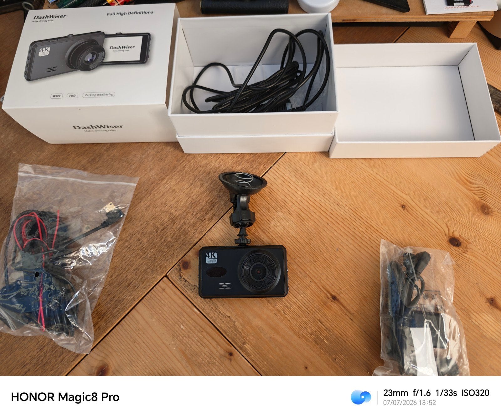 Dashcam 4K Digital Recorder (voetje defect), Auto diversen, Dashcams, Ophalen of Verzenden
