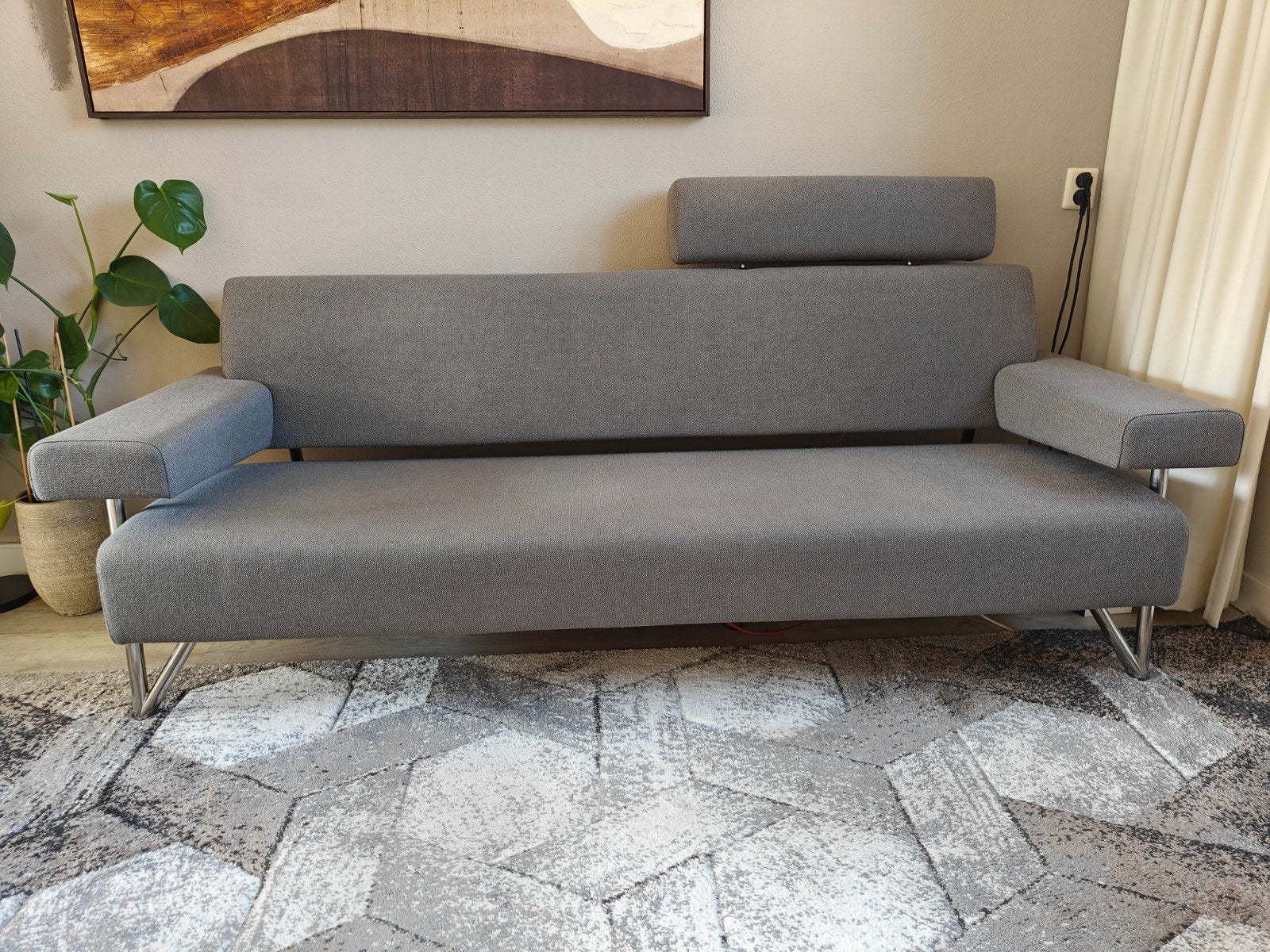 3 zits havee cloak design bank, Huis en Inrichting, Ophalen, Gebruikt, 75 tot 100 cm, Metaal