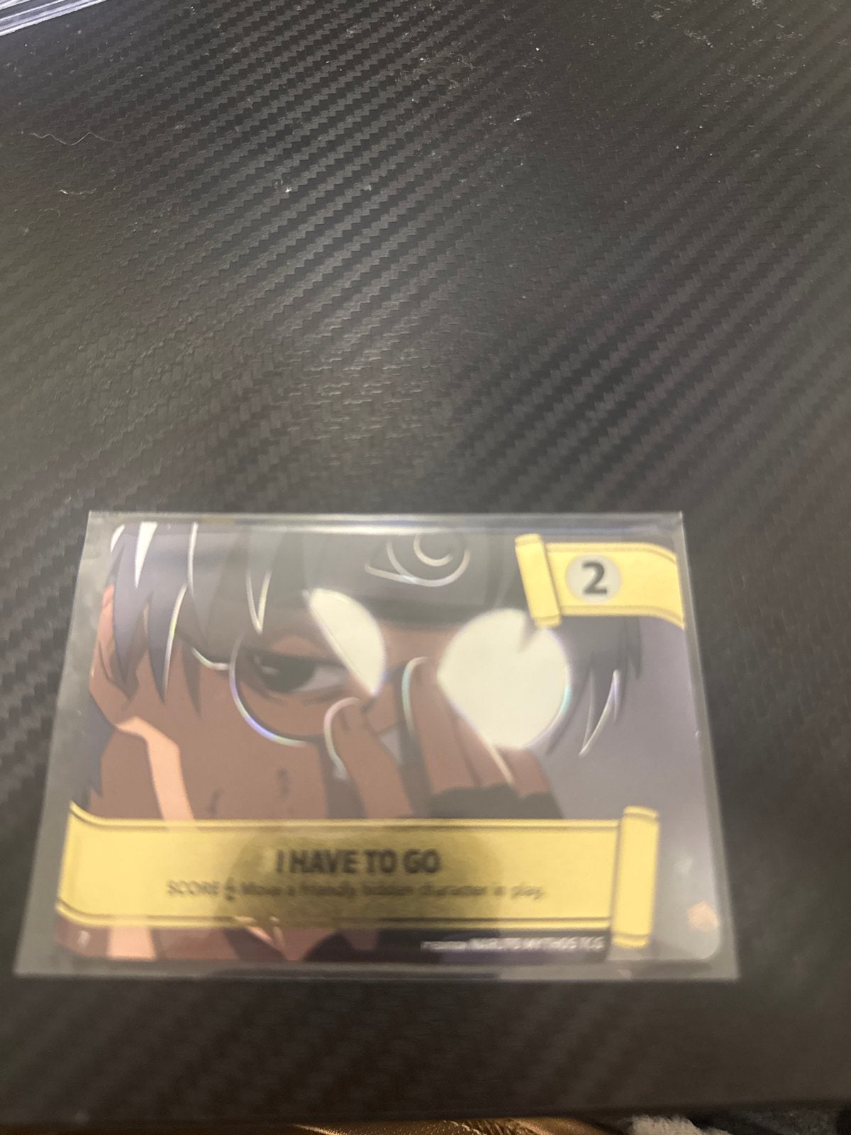 Naruto Mythos Trading Card Game - I Have To Go, Ophalen, Zo goed als nieuw, Losse kaart