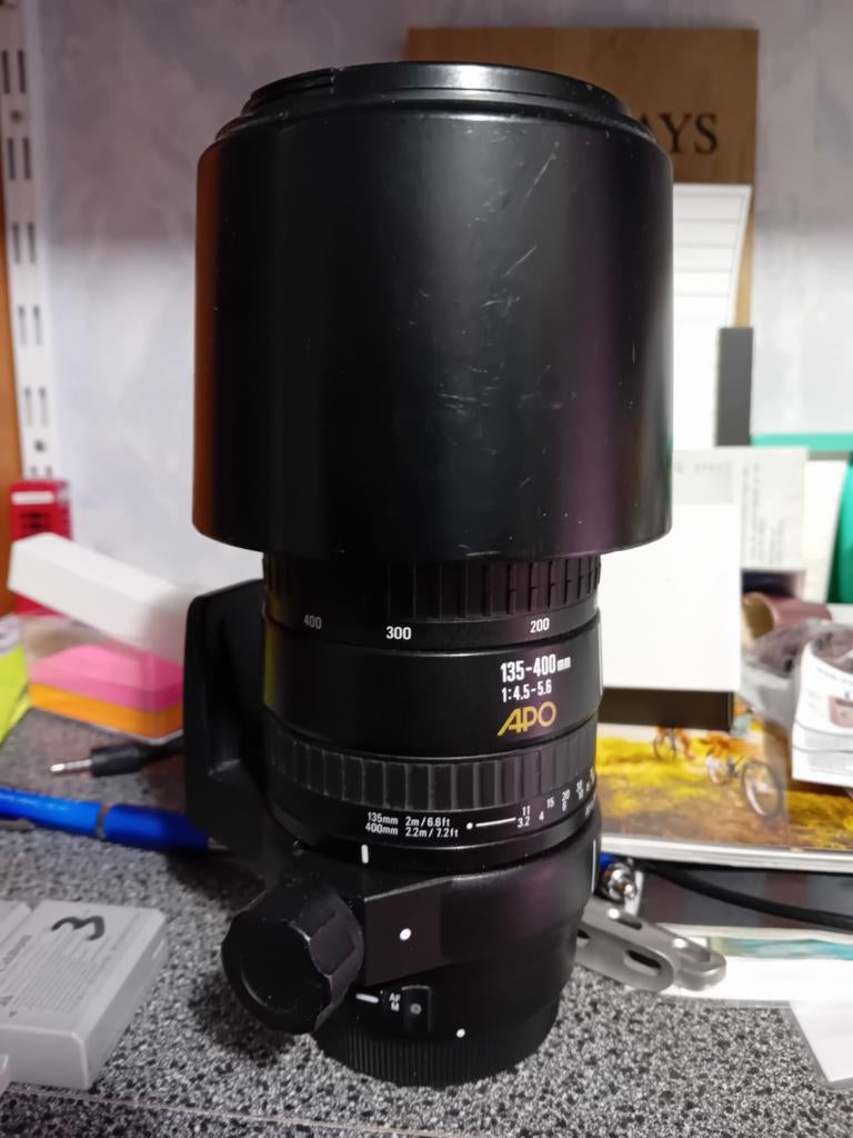 Sigma 135-400mm f/4.5-5.6 APO Telelens, Ophalen of Verzenden, Gebruikt, Telelens, Zoom