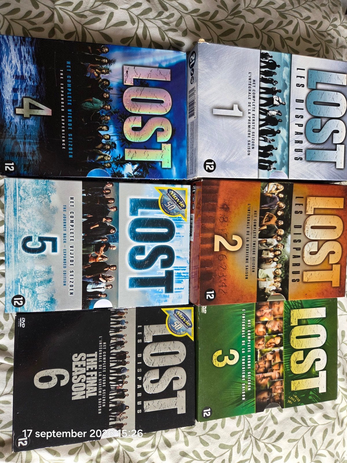 Complete Lost DVD Boxset - Seizoen 1 t/m 6, Ophalen of Verzenden, Vanaf 12 jaar, Gebruikt, Engels
