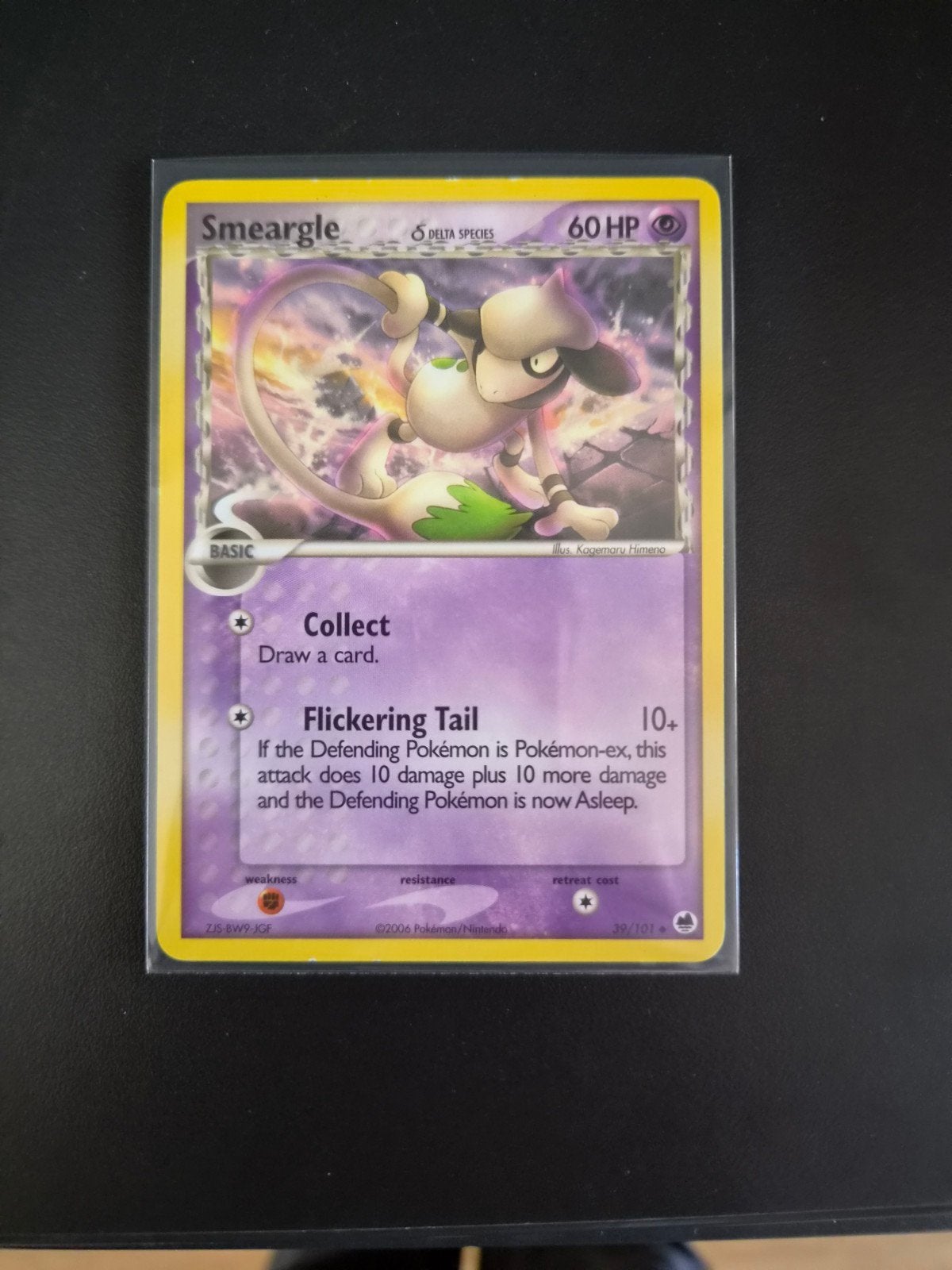 Smeargle Delta Species 2006 Pokémon Kaart, Ophalen of Verzenden, Zo goed als nieuw, Losse kaart