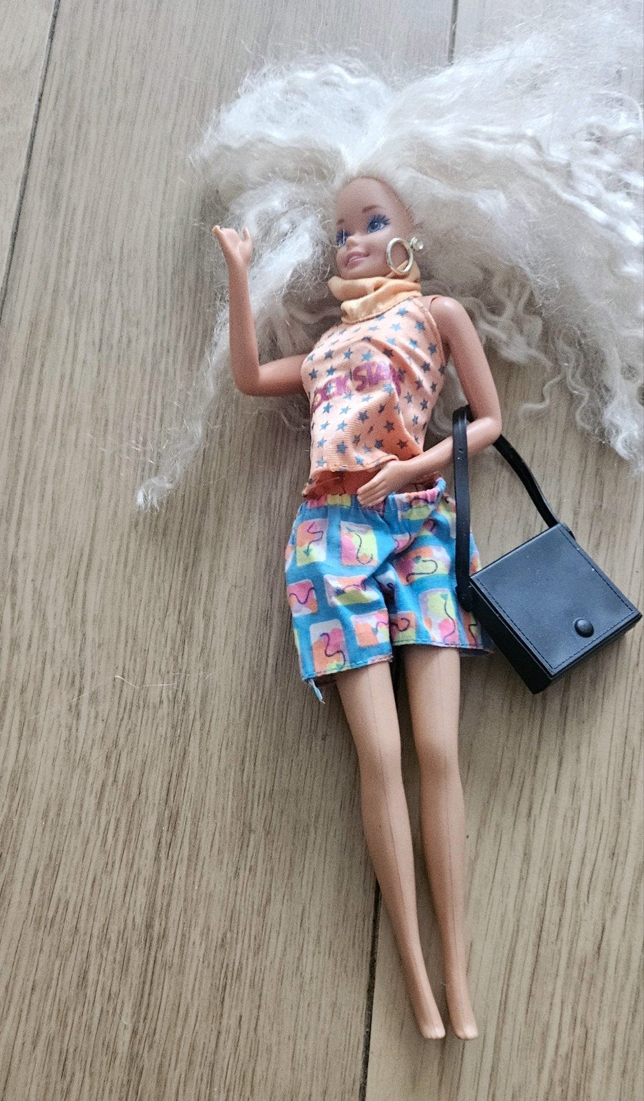 Barbie met tas, Ophalen of Verzenden, Zo goed als nieuw, Barbie