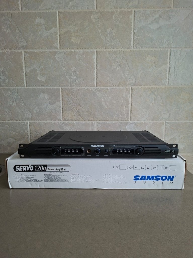 Te Koop Samson Servo 120a versterker, Nieuw, 120 watt of meer, Stereo, Ophalen