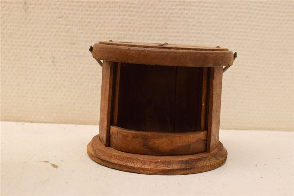 Houten Ronde houten stoof 48411