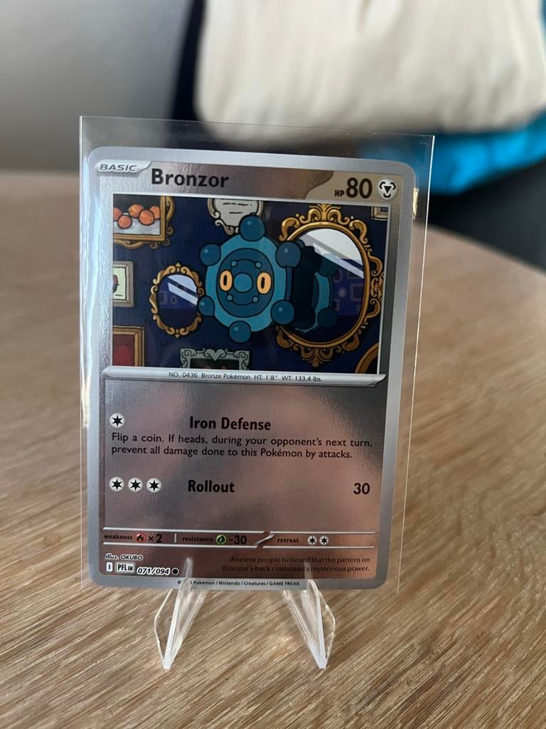 Bronzor Pokémon Kaart - PFLEN 071/094 Reverse Holo, Ophalen of Verzenden, Zo goed als nieuw, Losse kaart