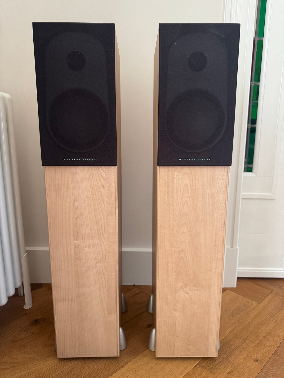 Mordaunt Short boxen/speakers 2x, Ophalen, Vloerstaande luidspreker, Zo goed als nieuw, 60 tot 120 watt