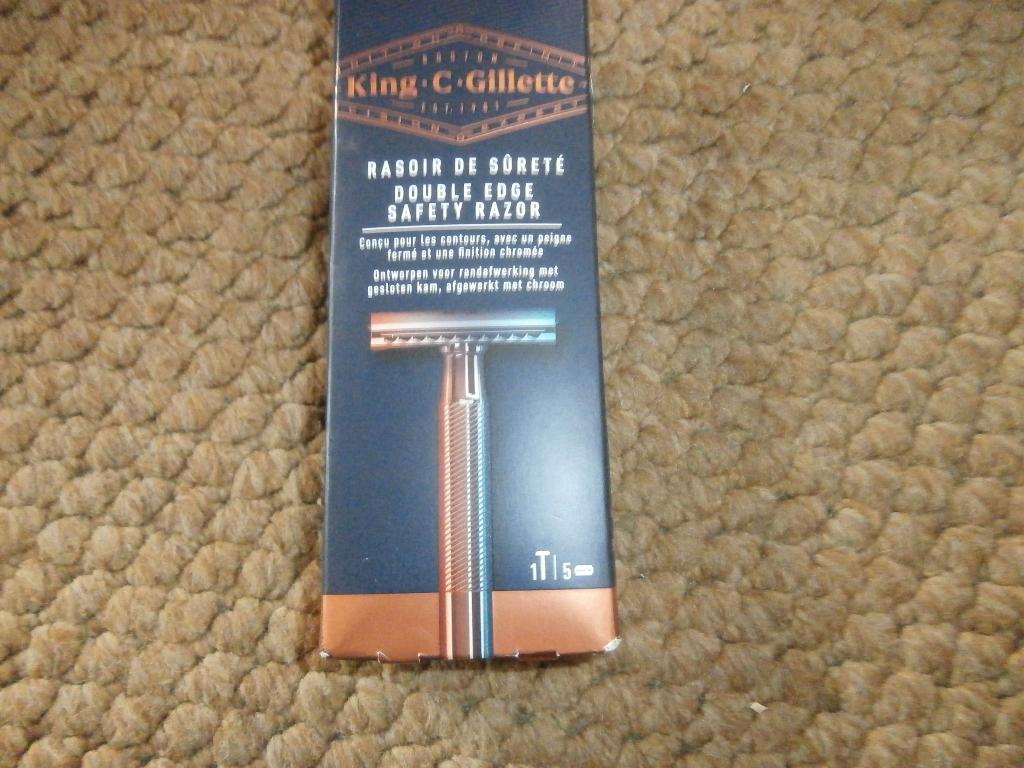 Scheermes heren handscheermes King C Gillette Razor scheren, Ophalen of Verzenden, Zo goed als nieuw, Gehele gezicht, Verzorging
