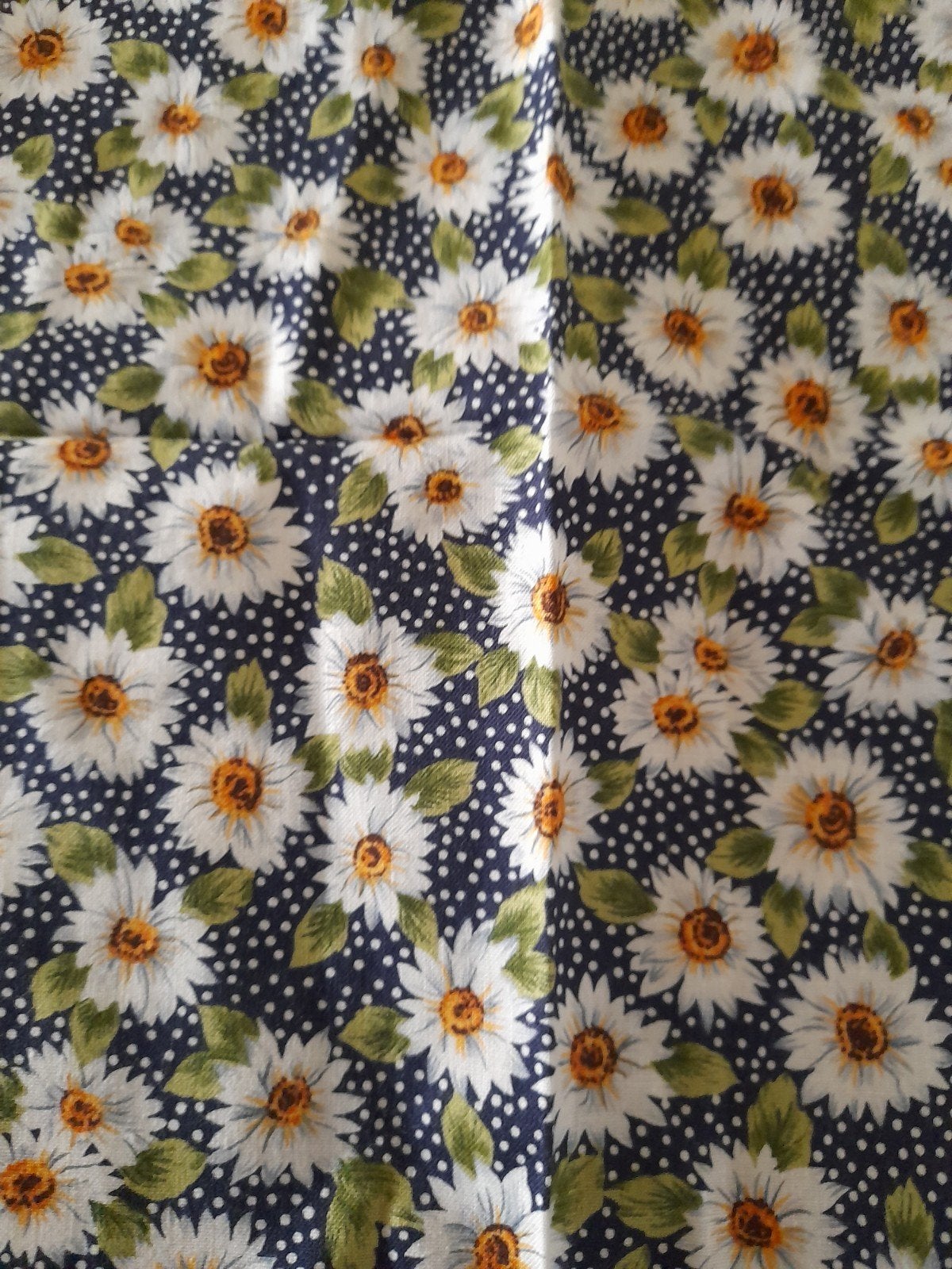 Hobbystofje margrietjes, Ophalen of Verzenden, Katoen, 30 tot 200 cm, 120 cm of meer