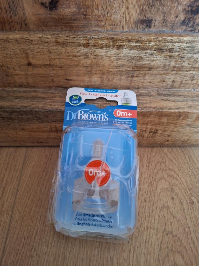 Dr. Brown's Smalle Halsfles Speen Fase 1 (0m+), Ophalen