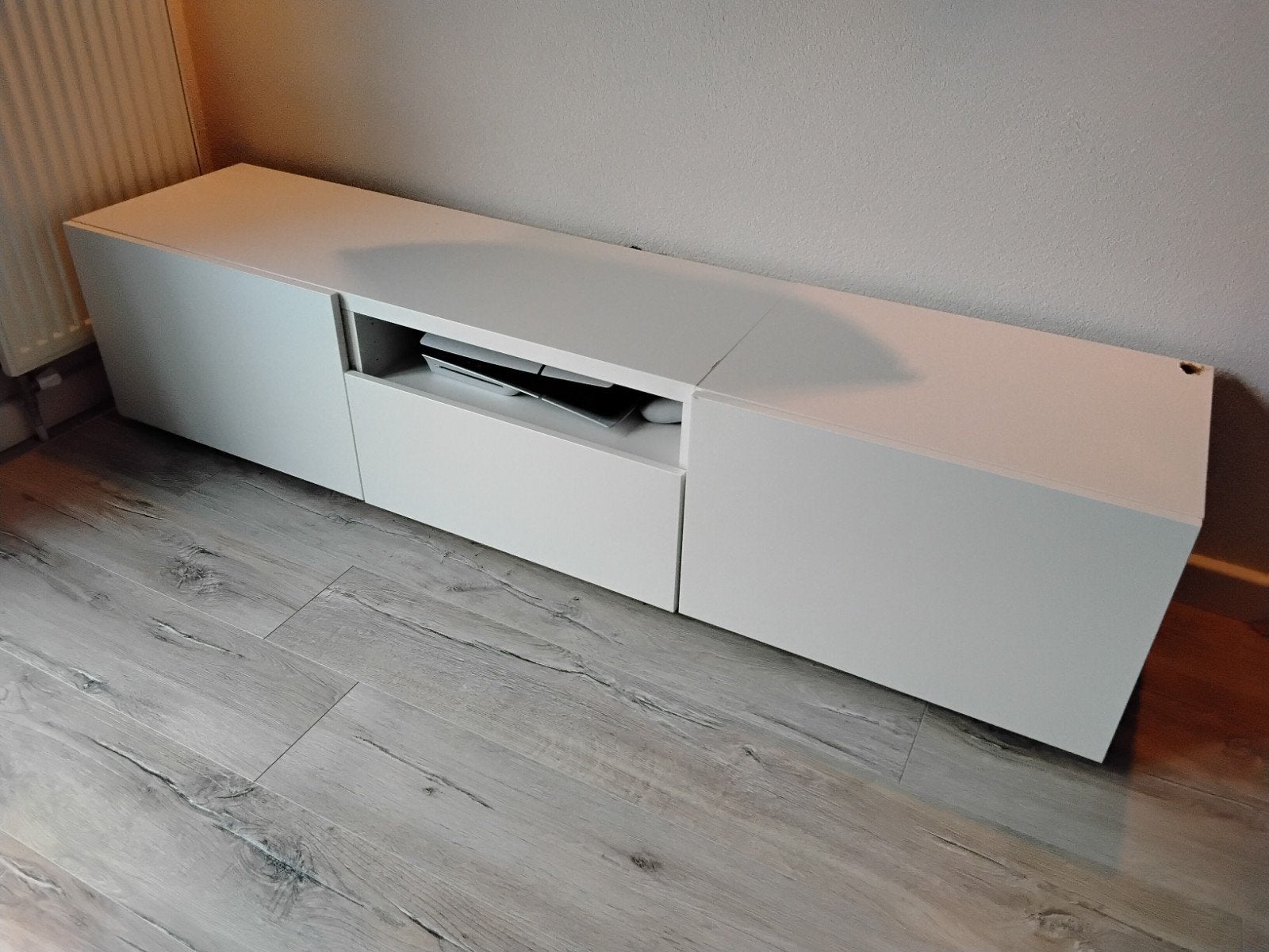 Ikea Besta tv meubel 180 cm (120 + 60cm), Huis en Inrichting, Ophalen, 100 tot 150 cm, Zo goed als nieuw, Minder dan 100 cm