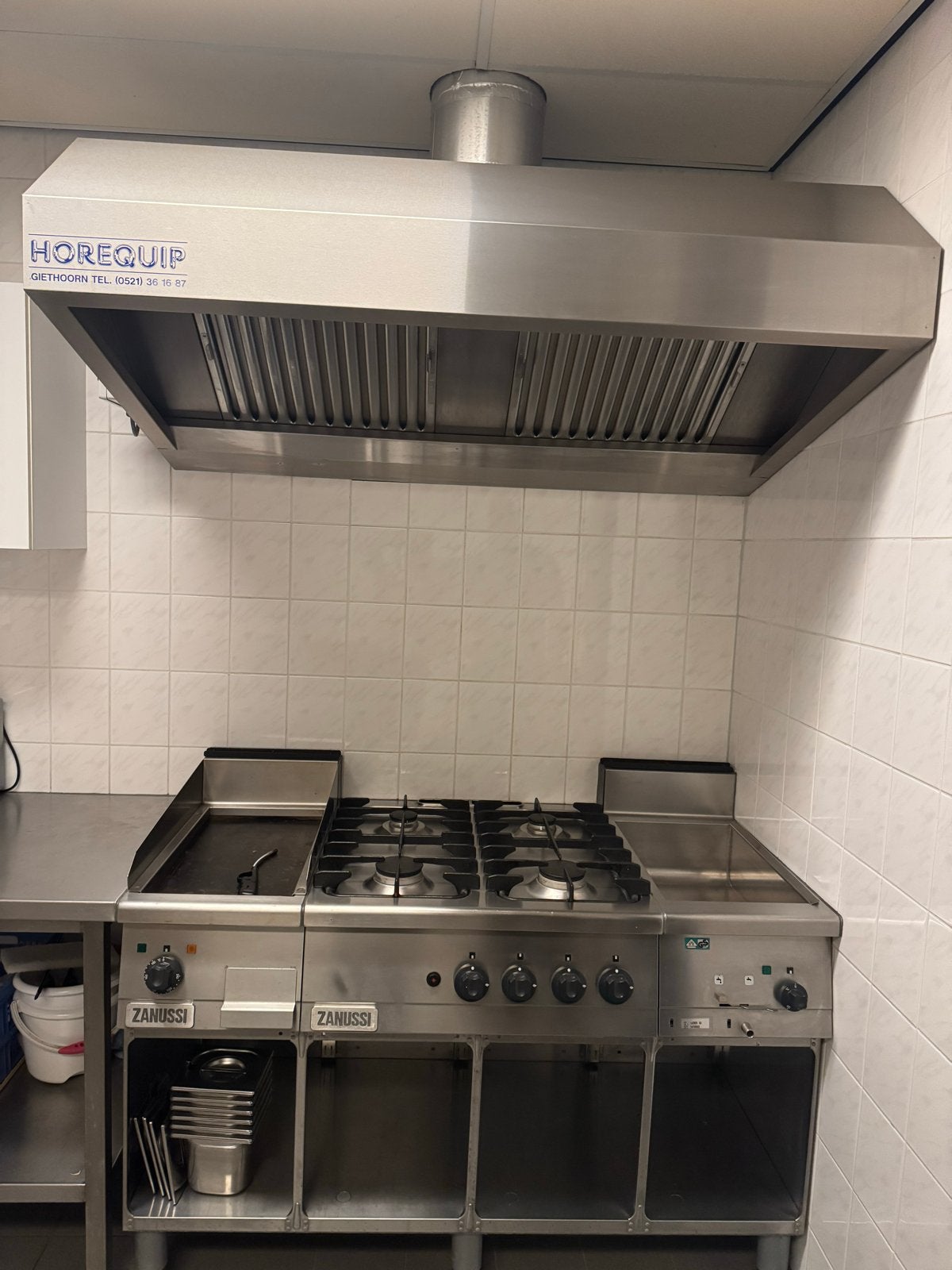 Complete Horeca Keukenapparatuur Set:, Zakelijke goederen, Ophalen, Gebruikt, Fornuis, Frituur en Grillen