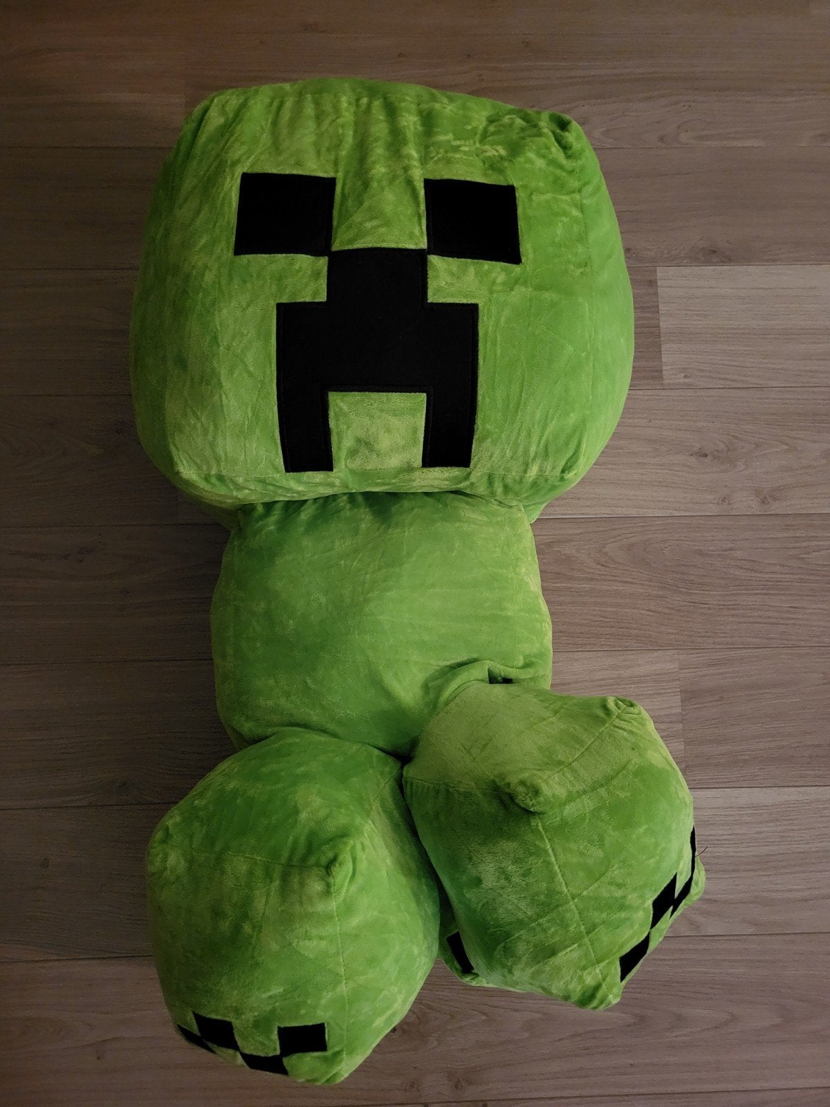 Grote Minecraft Creeper Knuffel XXL - Zo goed als nieuw, Groen, Overige merken, Overige karakters, Overige typen