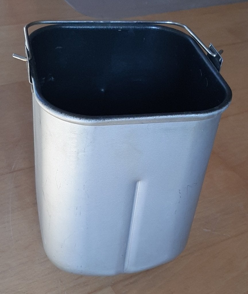 bakblik bakvorm voor Inventum broodbakmachine, 400 tot 800 gram deeg, Ophalen of Verzenden, Gebruikt