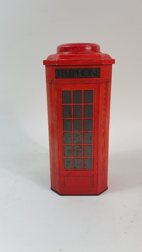 Brocante blik, Engeland Telefooncel. 5A8, Verzamelen, Ophalen of Verzenden, Gebruikt, Koek(jes)