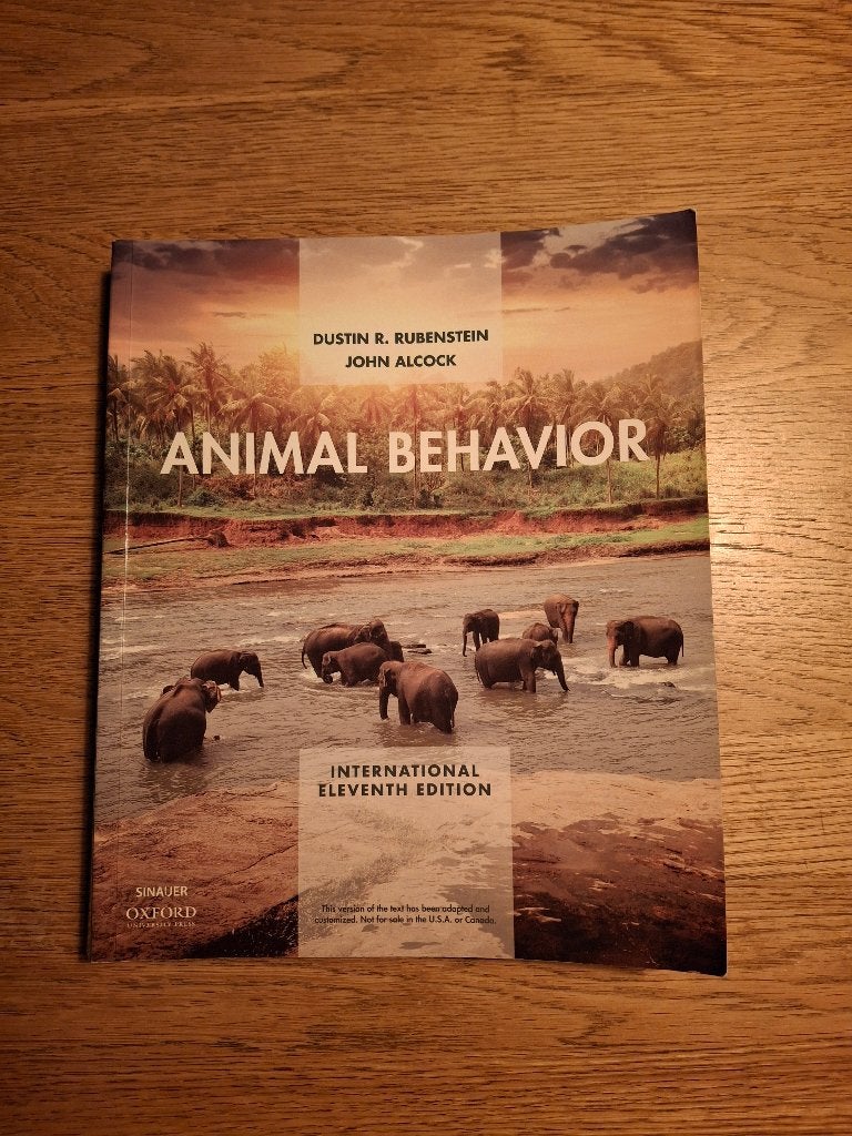 Animal behavior (9781605358949) Diermanagement boek, Dustin R. Rubenstein & John Alcock, Zo goed als nieuw, Beta, HBO
