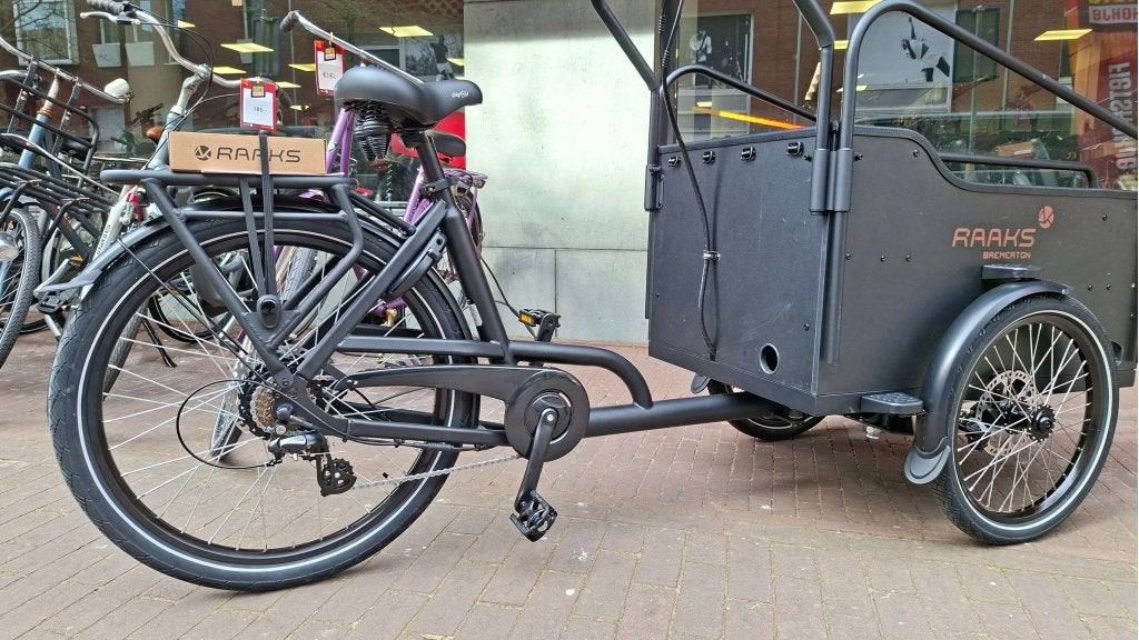 Fietshokje Raaks: Raaks Bremerton elektrische bakfiets nieuw, Niet ingevuld, Nieuw, Niet ingevuld, Niet ingevuld
