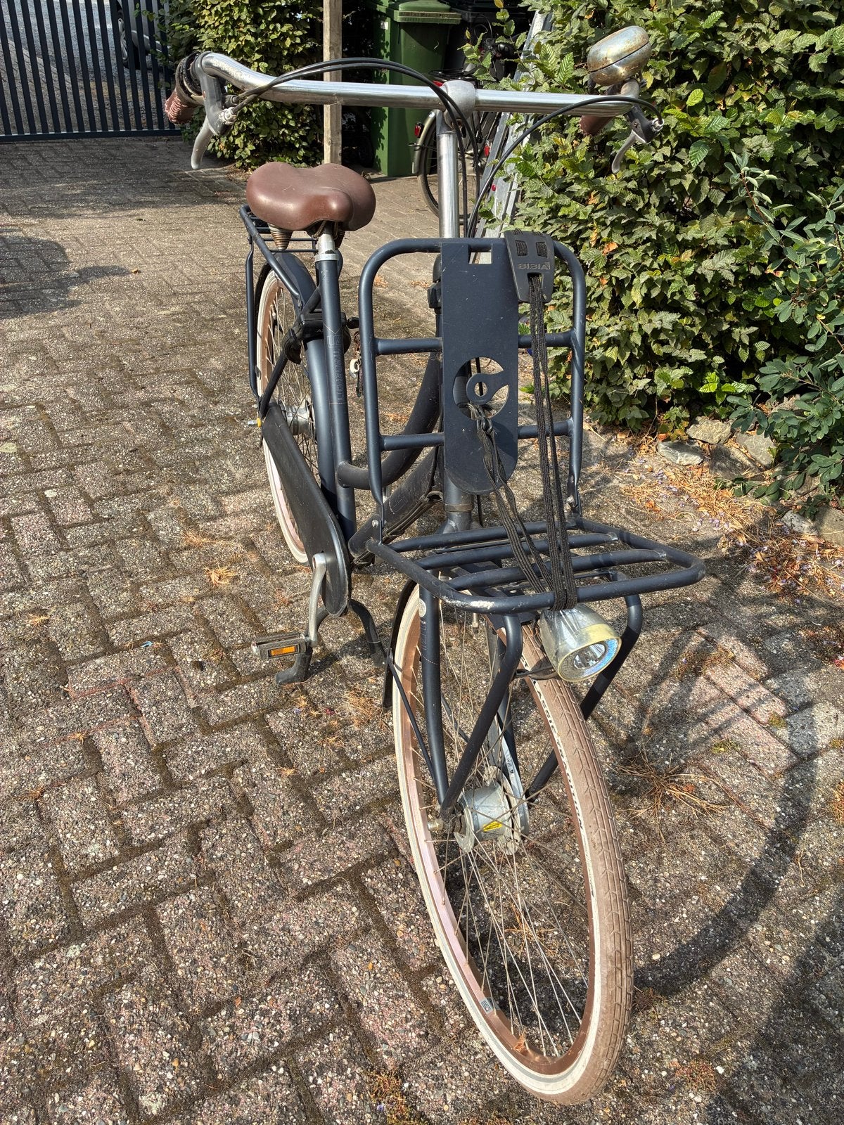 Cortina Transportfiets 28 inch Donkerblauw met Roze Velgen, Ophalen of Verzenden, Gebruikt, Overige merken, Versnellingen