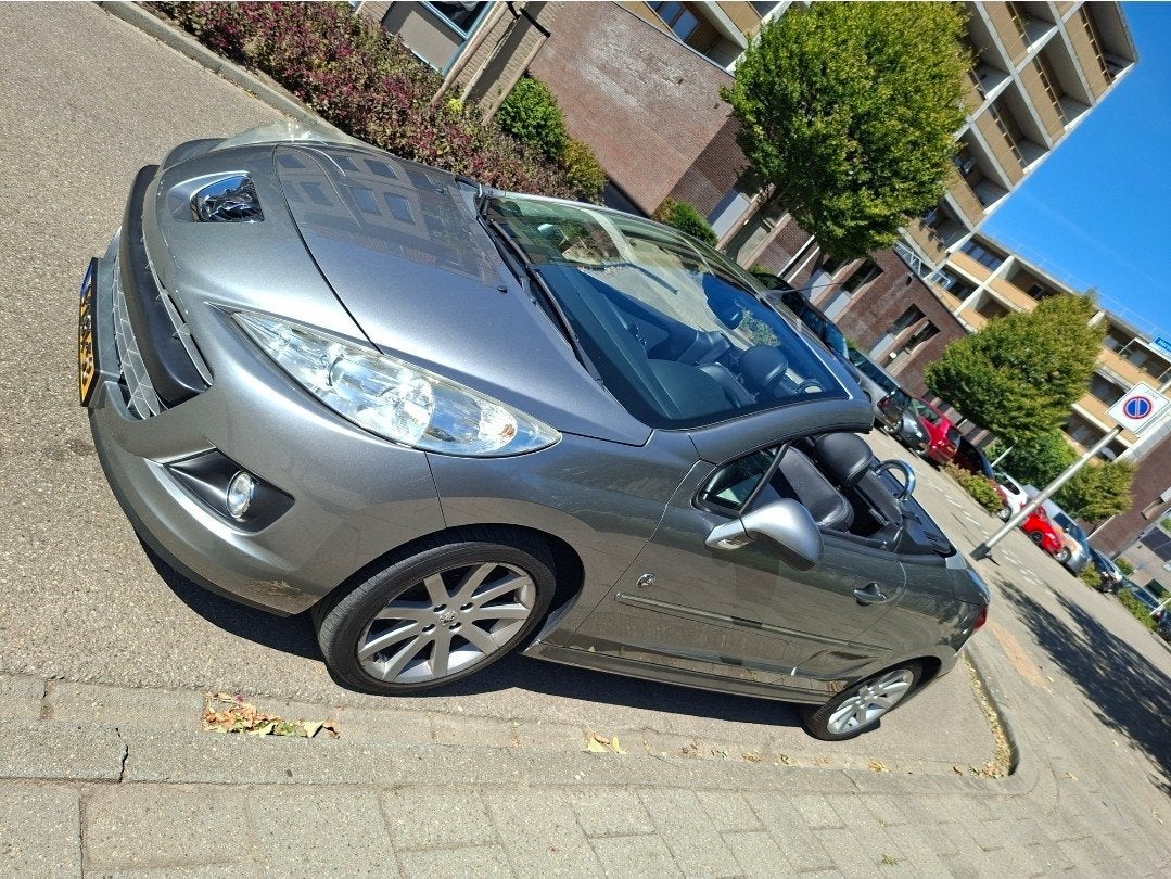 Peugeot 207 1.6 VTI CC 88KW 2010 Grijs, Auto's, Voorwielaandrijving, 15 km/l, 4 cilinders, Cabriolet