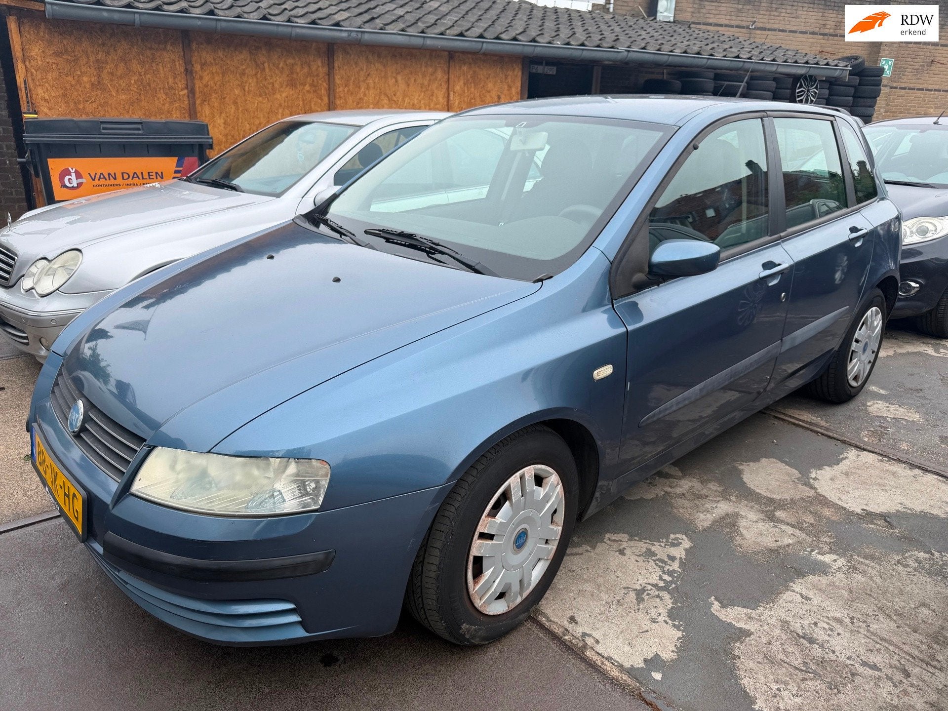 Fiat Stilo 1.6-16V Active, Auto's, Fiat, 1596 cc, Gebruikt, Blauw, Origineel Nederlands