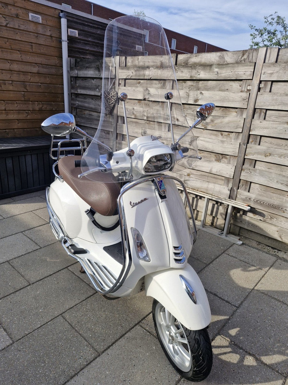 Vespa Primavera Sprint (2021) • Wit/Crème, Ophalen, Zo goed als nieuw, Benzine, Overige modellen