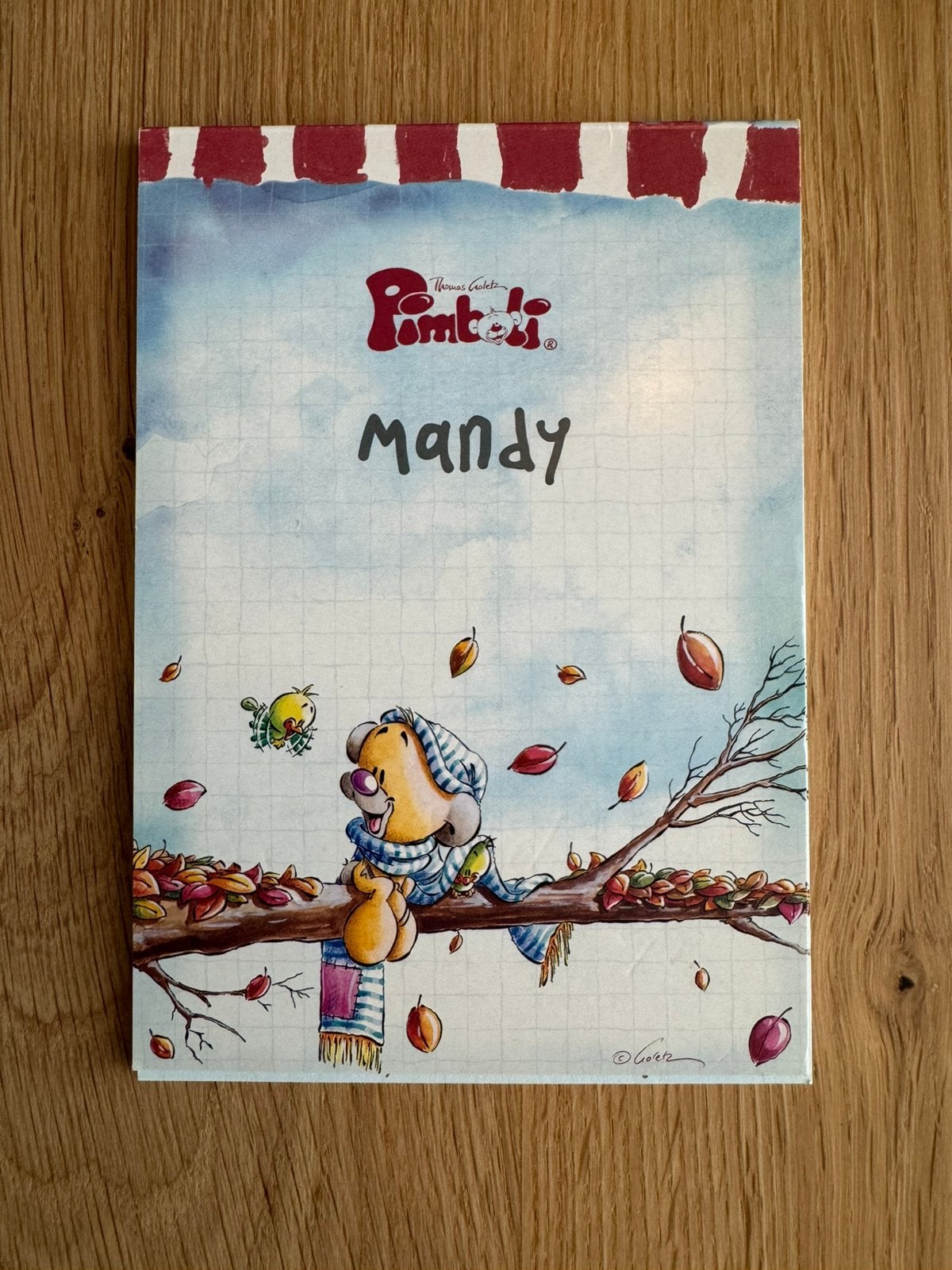 Diddl kladblok “Mandy” met stickers, Ophalen of Verzenden, Zo goed als nieuw