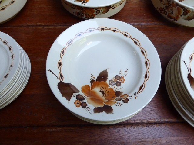 Antiek compleet servies, Saint Armand France, Ophalen of Verzenden