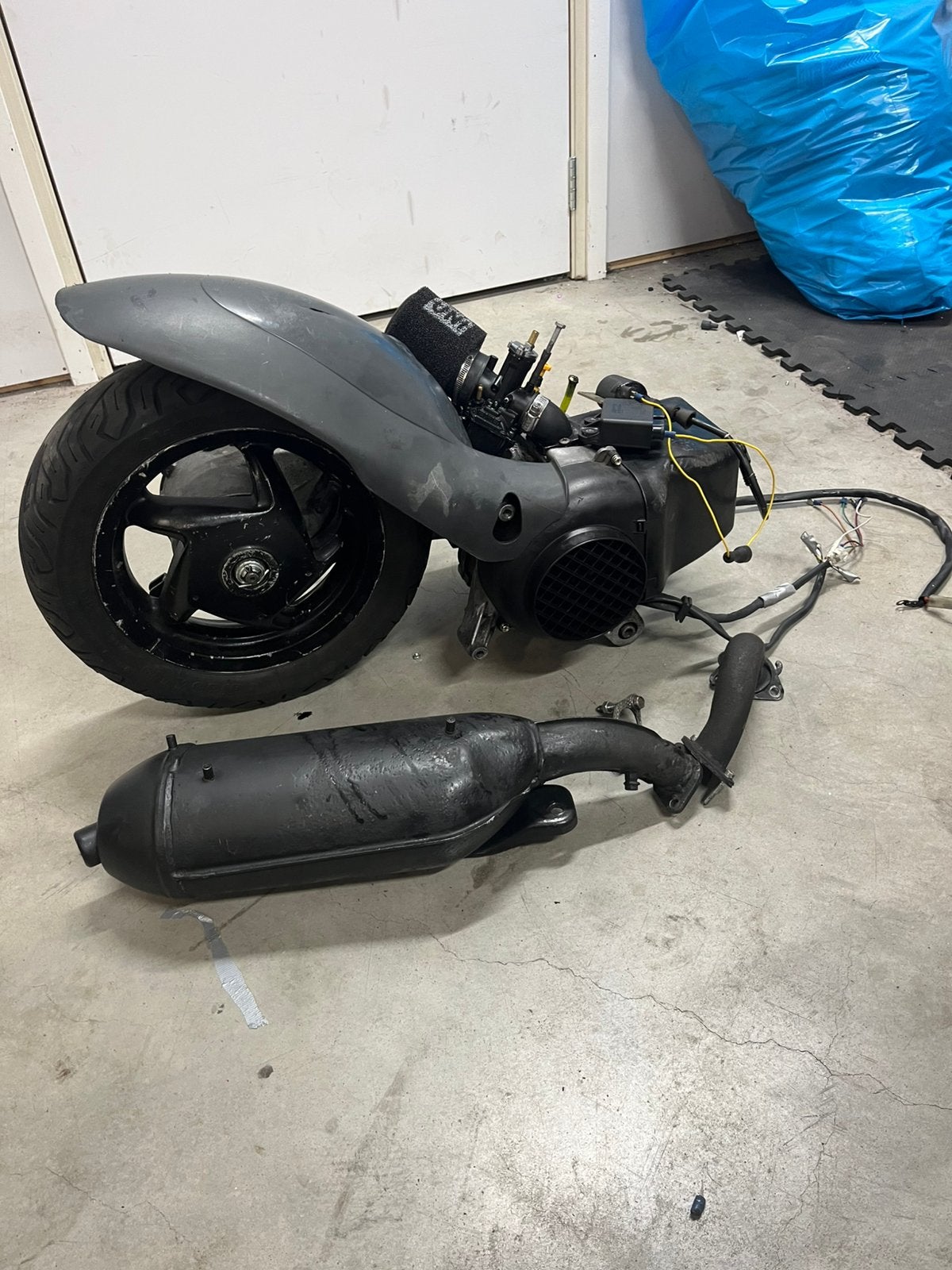 125cc skr blok leuke setup (vl16) PLUG EN PLAY, Fietsen en Brommers, Brommeronderdelen | Scooters, Ophalen of Verzenden, Zo goed als nieuw