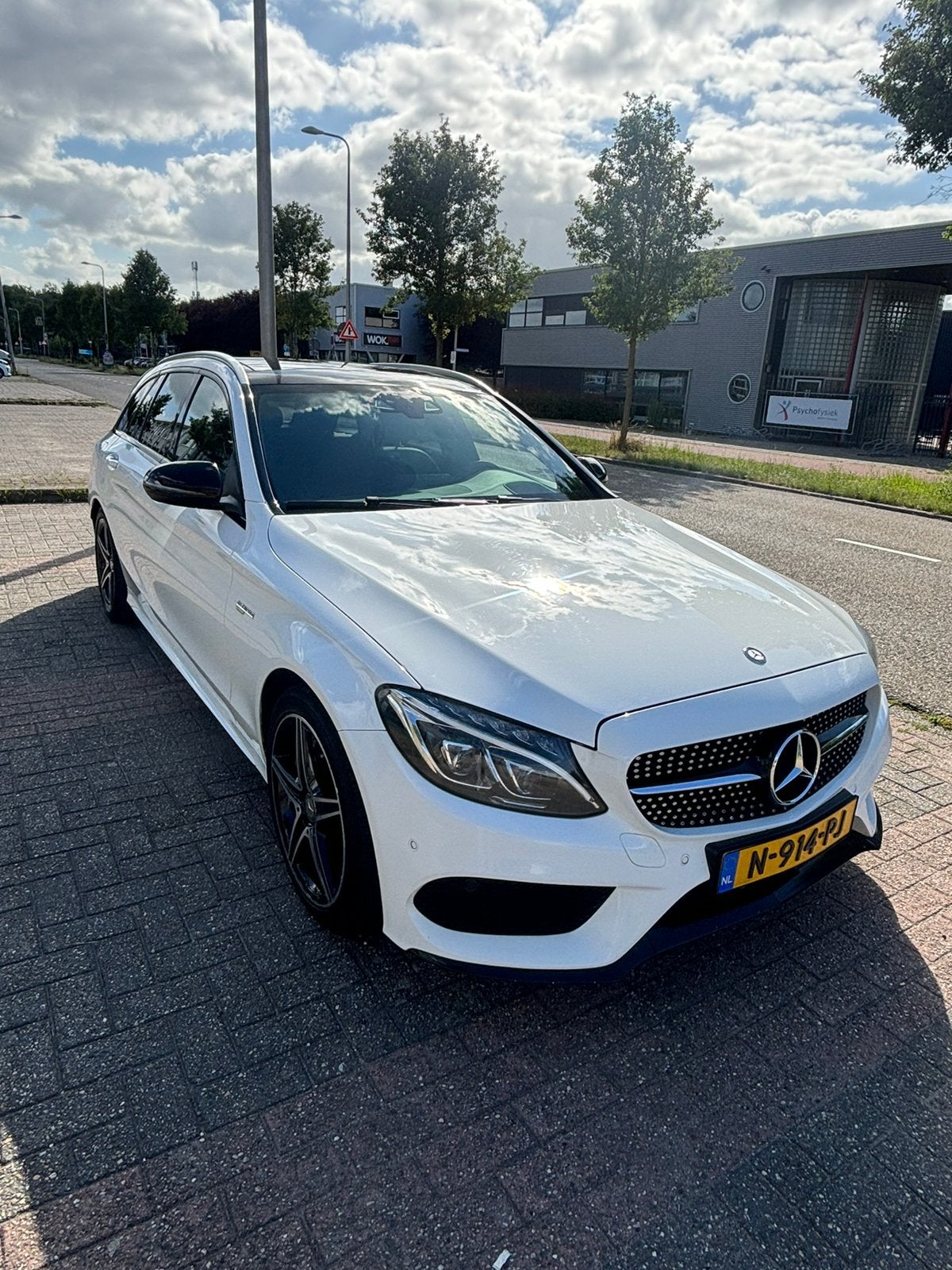 Mercedes-Benz C-Klasse C43 3.0 270KW 4M Estate AT7 2016 Wit, 1800 kg, Zwart, 367 pk, Stationwagon