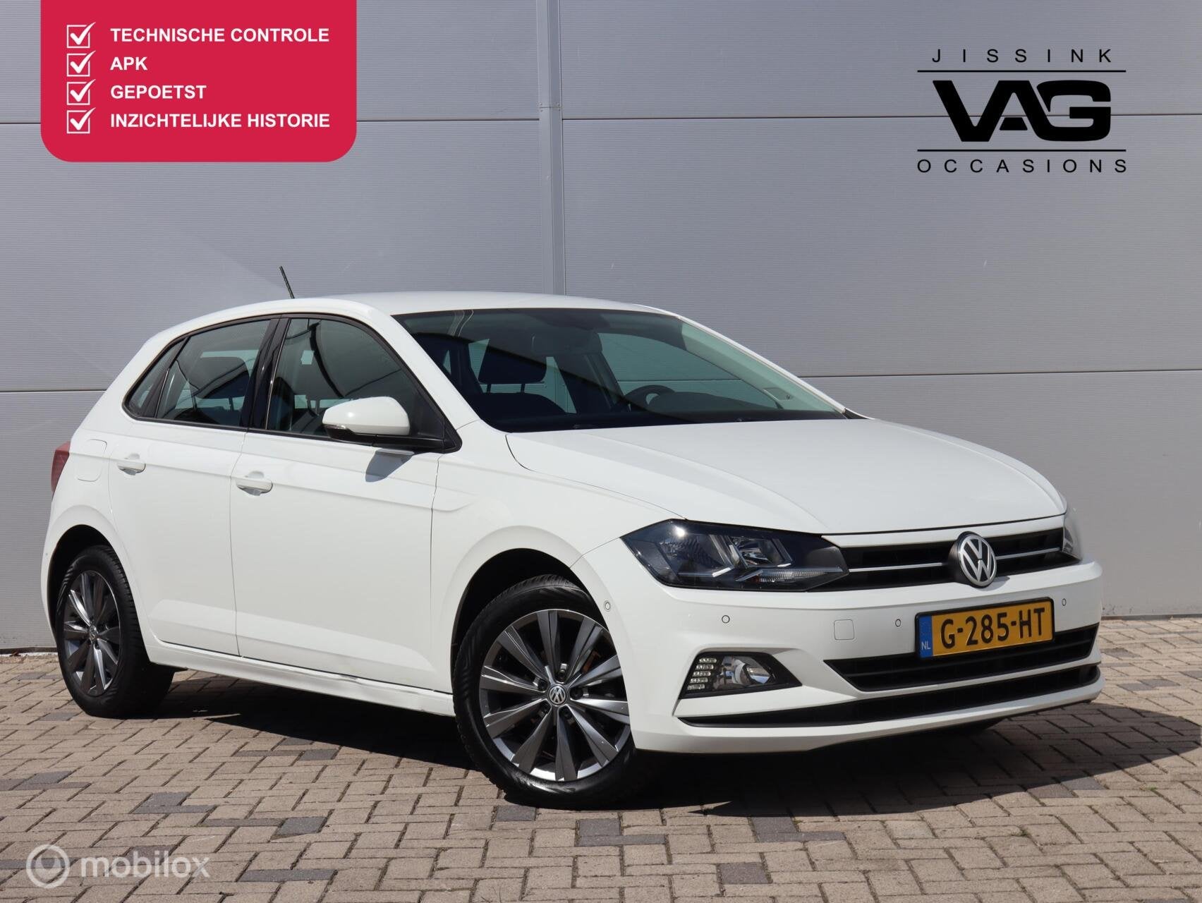 Volkswagen Polo 1.0 TSI Highline Beats CarPlay PDC Clima ACC, Voorwielaandrijving, Dealer onderhouden, Stof, Gebruikt