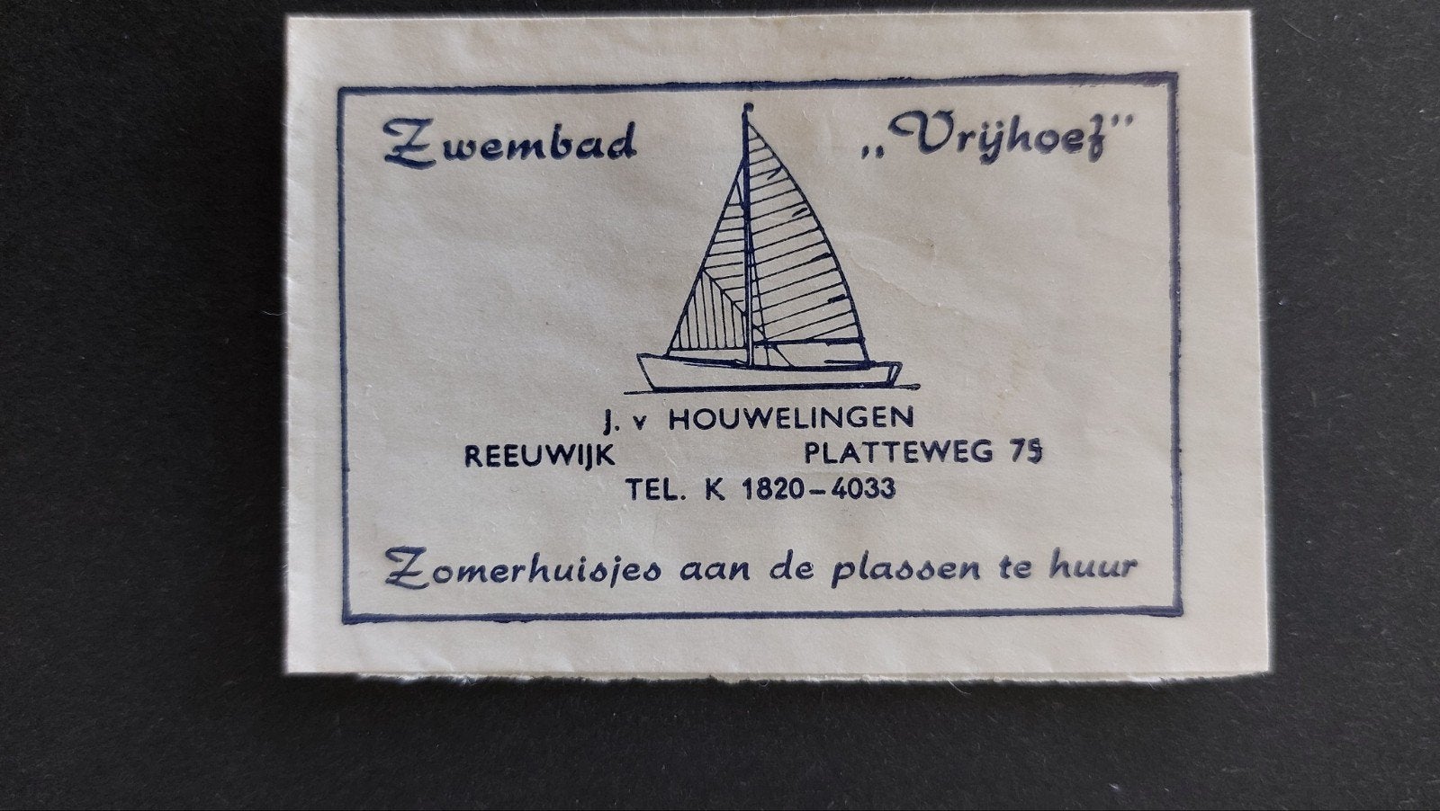 Reeuwijk, Zwembad "Vrijhoef", Verzenden, Nederland