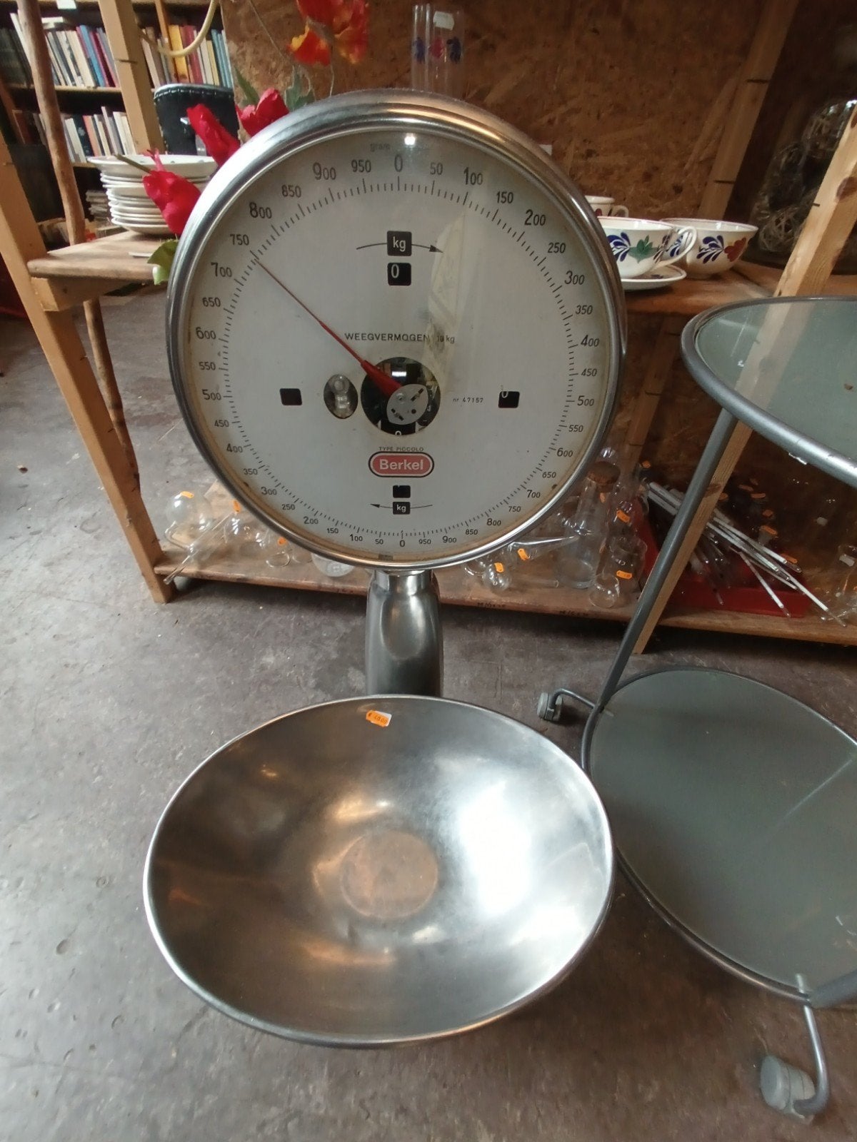 Berkel oude vintage Weegschaal, Ophalen