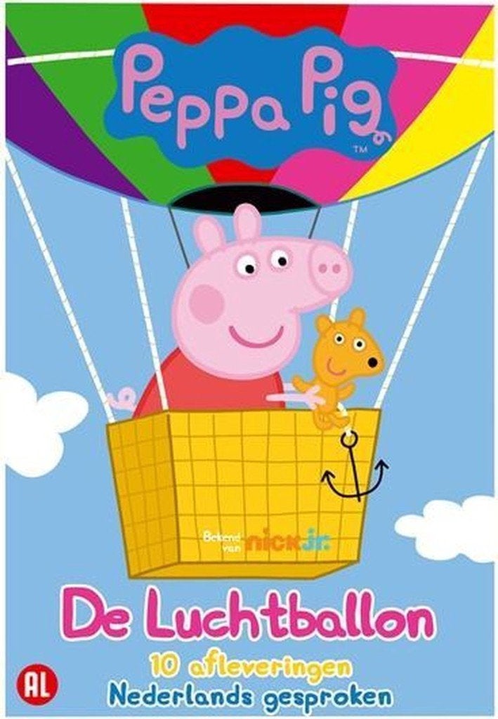 Peppa Pig - De Luchtballon (DVD), Cd's en Dvd's, Dvd's | Kinderen en Jeugd, Gebruikt, Animatie, Verzenden, Alle leeftijden