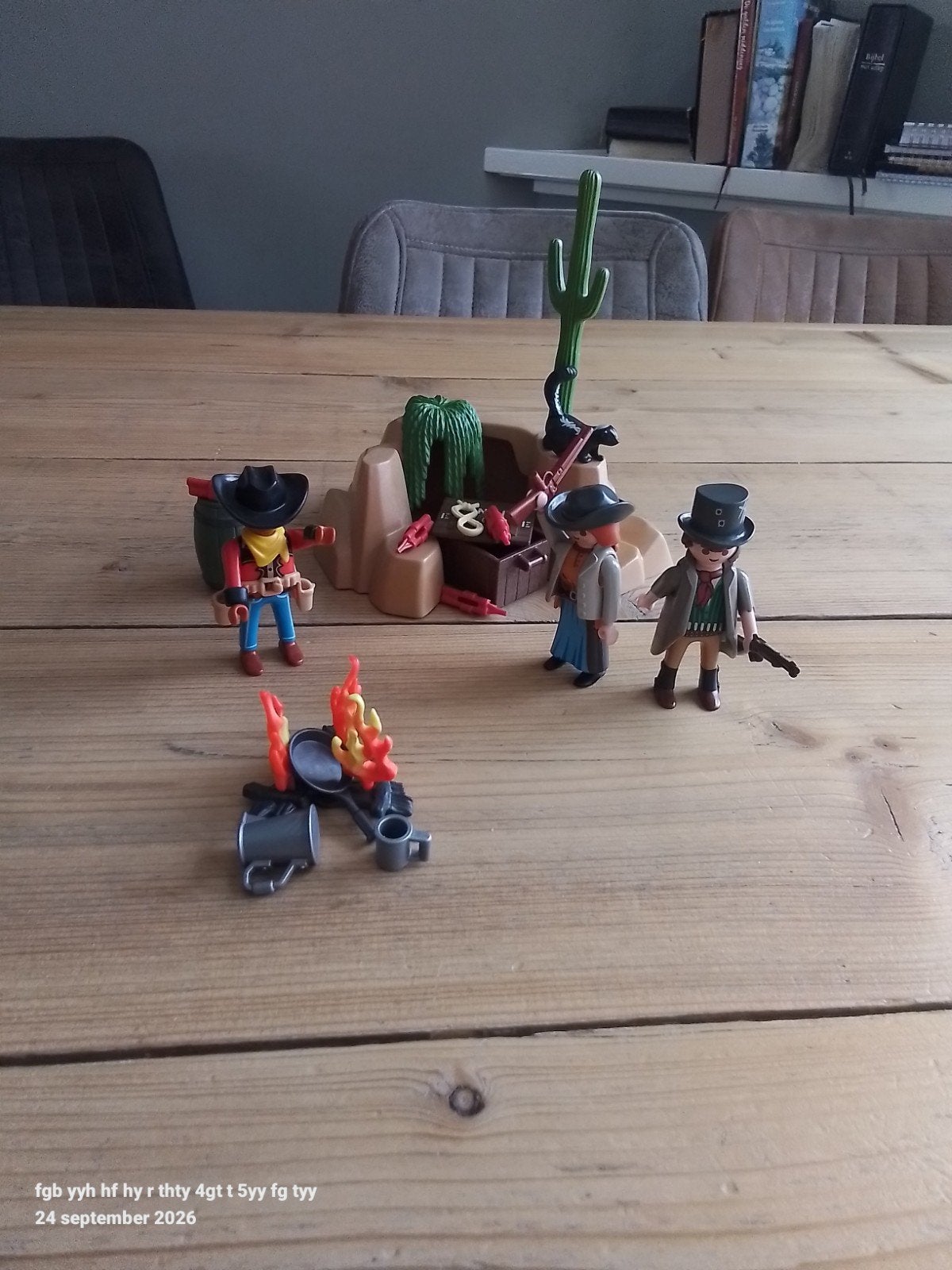 Playmobil Western bandieten met schuilplaats, Ophalen of Verzenden, Gebruikt