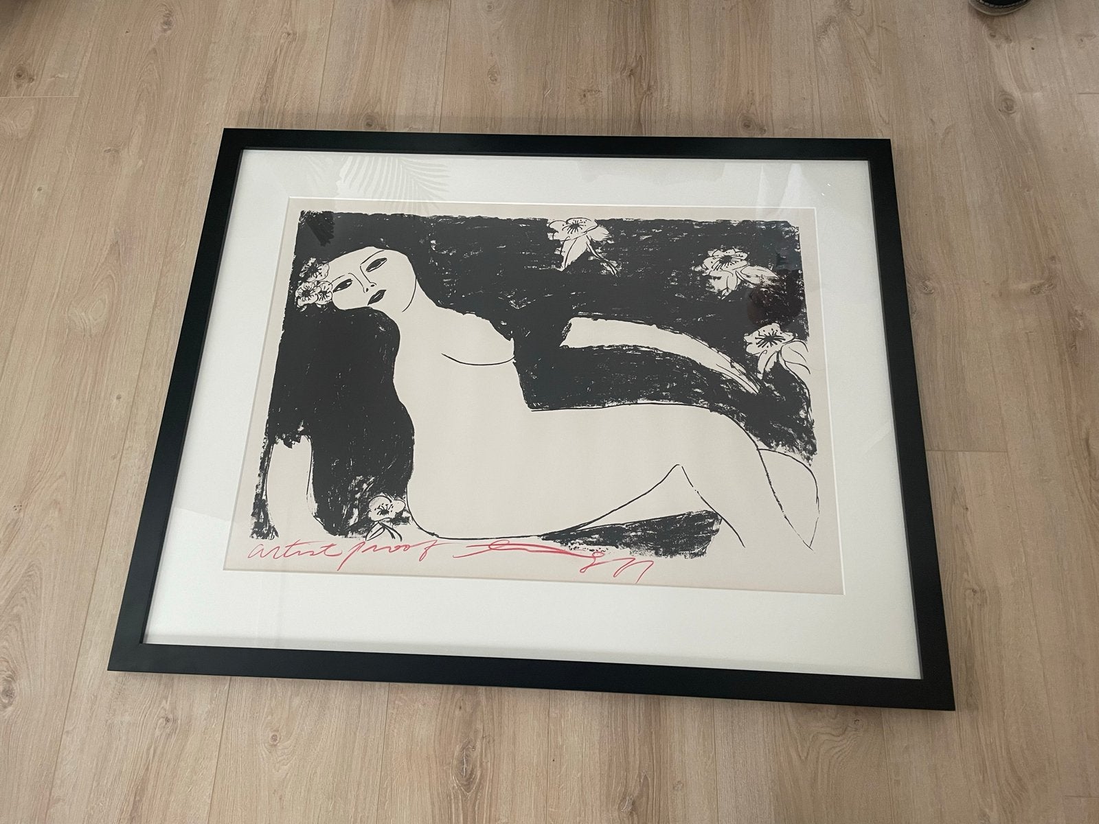 Walasse Ting - litografie, Gesigneerd ‘Artist Proof’, Antiek en Kunst, Ophalen, Figuren, Papier/karton, Print
