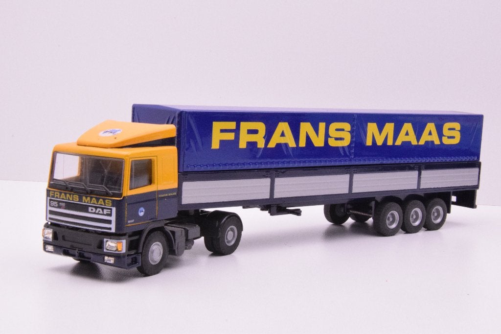 DAF 95 ati '' Frans Maas  ''  Lion car, Ophalen of Verzenden, Zo goed als nieuw, Bus of Vrachtwagen, Lion Toys