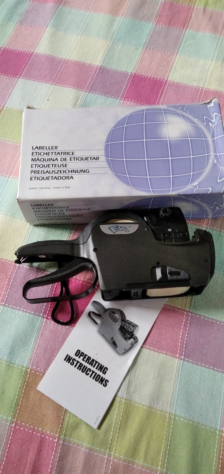 Evo Labeler - Prijstang met 12 cijfers, Ophalen of Verzenden, Gebruikt