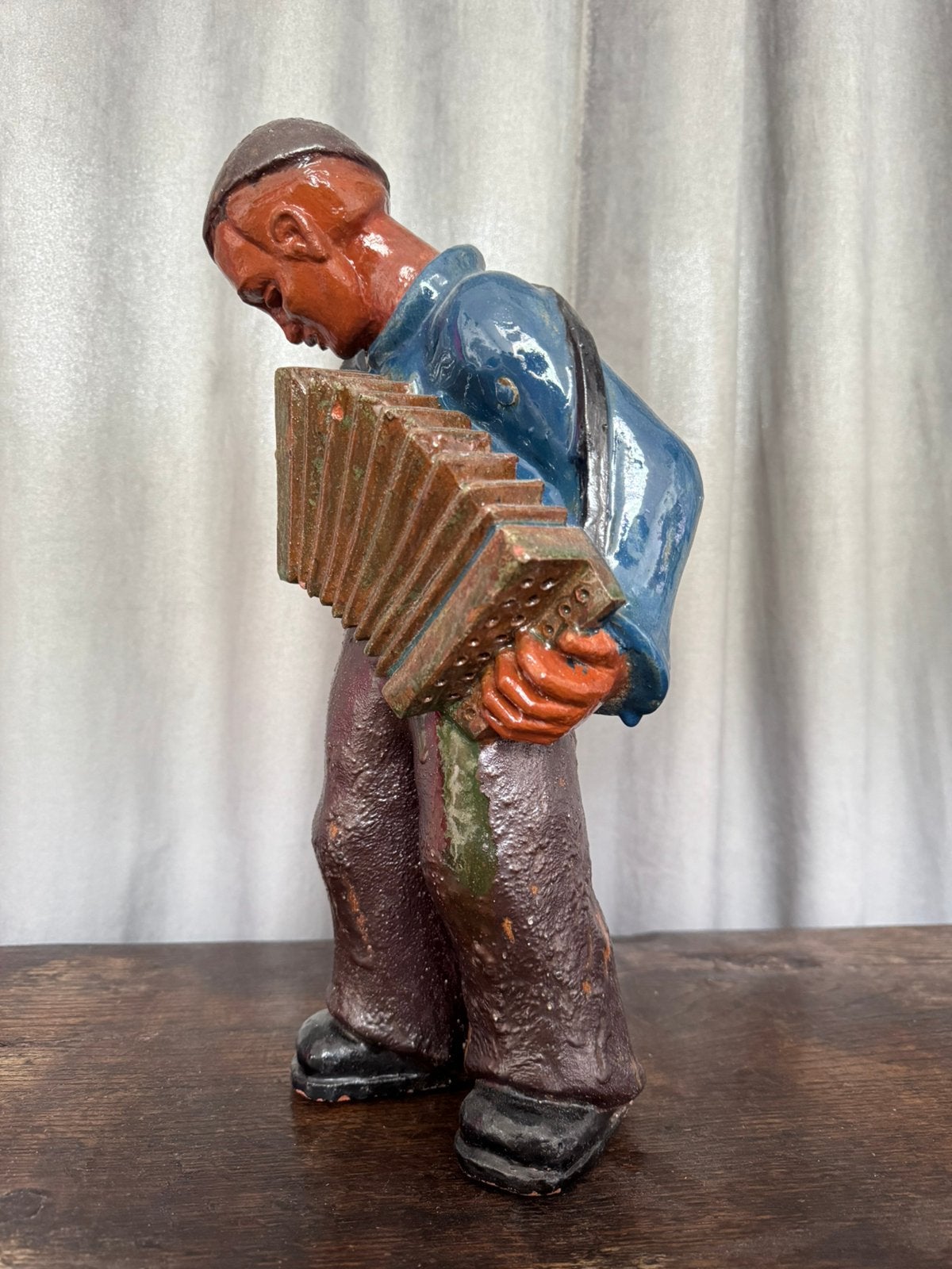 Oud art deco aardewerk beeld C. Dericks Amsterdamse school, Antiek en Kunst, Ophalen of Verzenden
