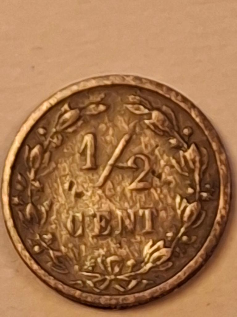 1/2 cent, Postzegels en Munten, Munten | Nederland, Ophalen of Verzenden, Koning Willem III, Overige waardes