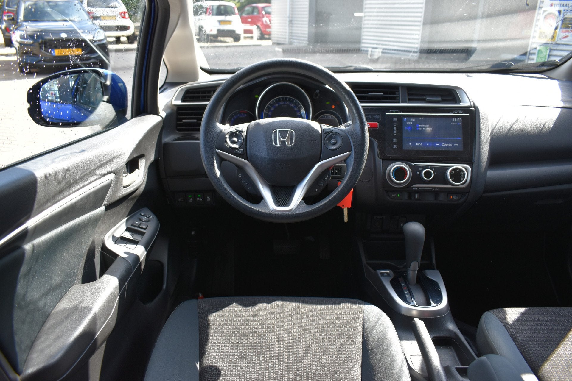 Honda Jazz 1.3 i-VTEC Comfort Automaat 102pk | NL-auto | Par, 12 maanden, Gebruikt, 4 cilinders, Blauw