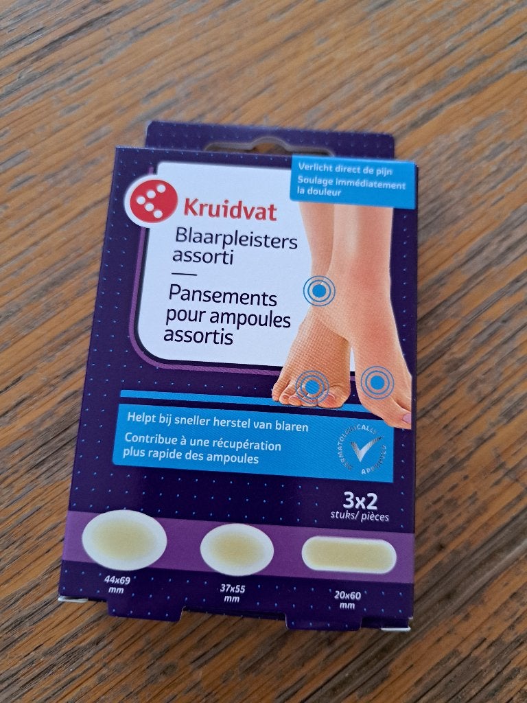 blaar pleister nieuw 6 blaarpleisters verschillende vormen, Diversen, Ophalen of Verzenden, Nieuw