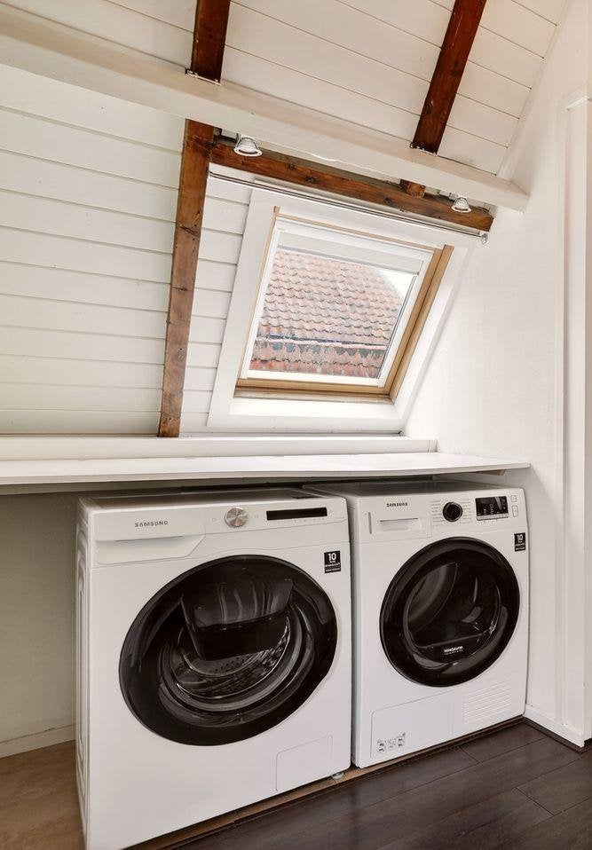 Wasmachine en droger Samsung staat in kampen, Ophalen of Verzenden, Zo goed als nieuw, 85 tot 90 cm, 1200 tot 1600 toeren