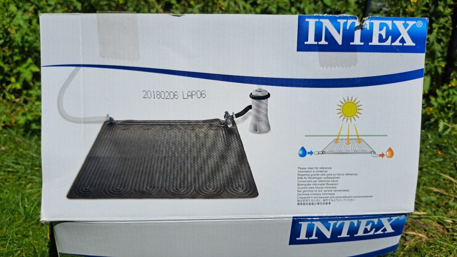 lntex zwembad verwarmingsmat nieuw Afm. 120 x120 cm, Tuin en Terras, Minder dan 80 cm, Overige typen, Vierkant, Nieuw
